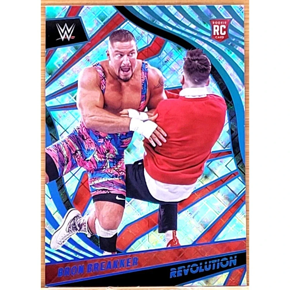 2022 PANINI REVOLUTION WWE BRON BREAKKER ROOKIE RC CARD‎ COSMIC #D/149